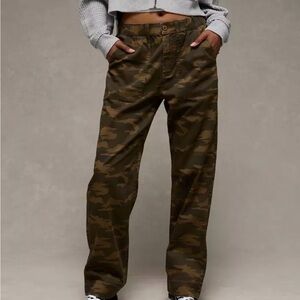 American Eagle Outfitters Camouflage Wide Leg Pants